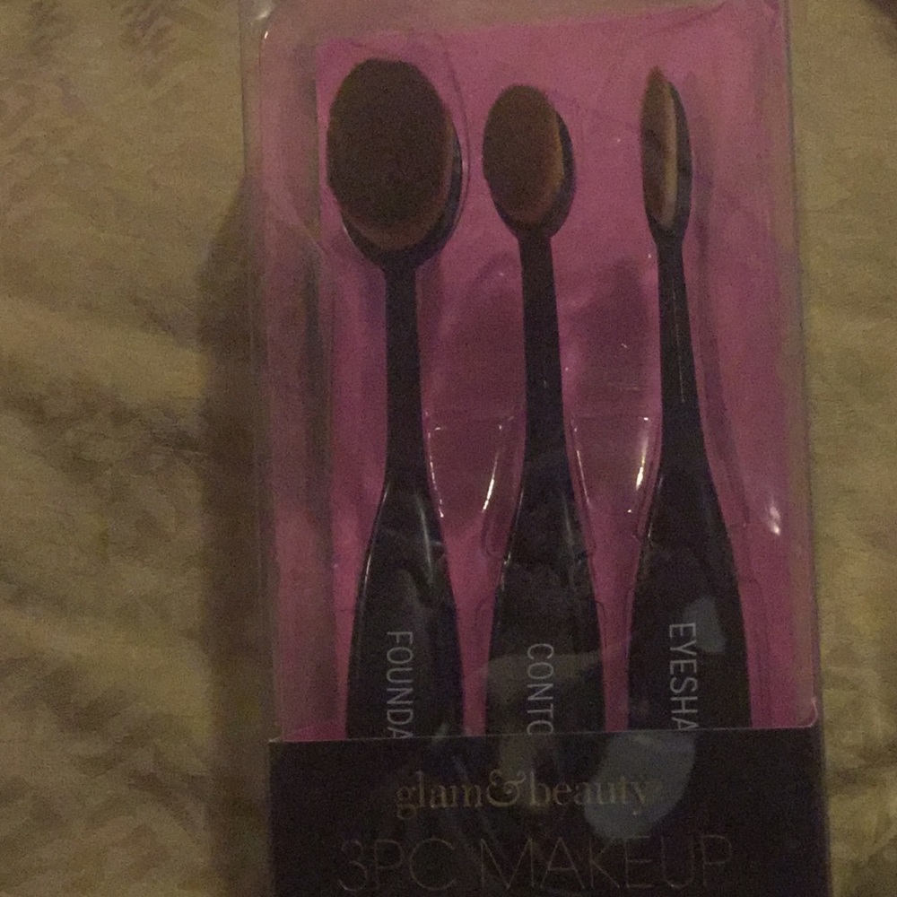 3PC Makeup Brush Set
